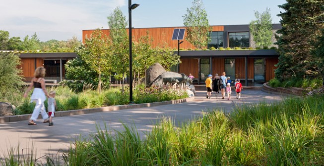 Entry approach from path