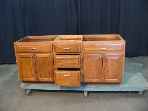  Reuse centers and salvage yards might not be ideal for high-volume builders, but they are great for small builders and remodelers looking for character-filled architectural elements such as flooring, bath vanities, urns, fireplace mantels, and doors. This 71-inch vanity costs a mere $65 at Second Use Building Materials in Seattle. 
www.seconduse.com.