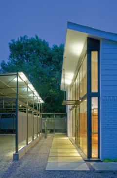 2010 RADA  Pilates Studio and Carport, Dallas Merit Award/Renovation Architect/interior designer: Susan Appleton Architecture, Dallas; Builder: Hammond Remodeling, Sunnyvale, Texas   Given a tight budget, Susan Appleton, AIA, LEED AP, produced an unfussy yet elegant design for this Pilates studio and carport. Even with the custom fabricated steel window wall and other metal work, Appleton kept the cost low by reusing most of the existing garage.