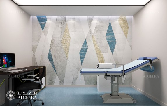 Medical room in healthcare facility interior