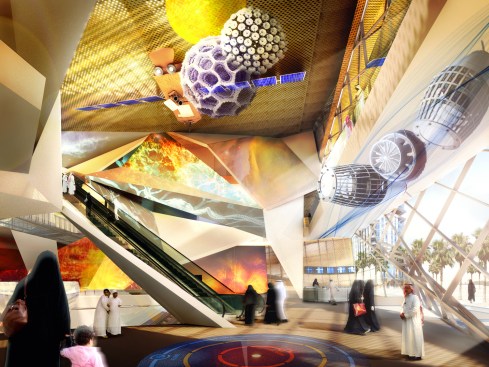 View+of+KAFD+Science+Museum+Lobby