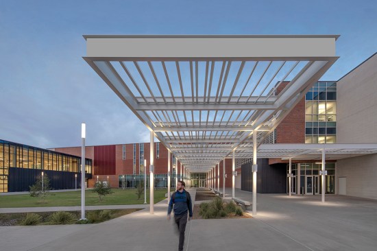 The ‘Wellness Courtyard’ provides additional opportunities for outdoor learning for the Health and Human Performance program.