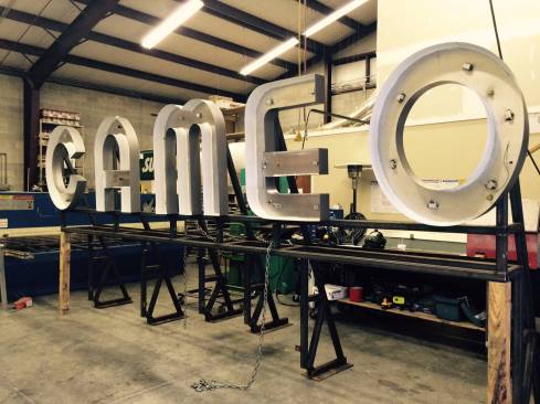 Historic signage reconstruction