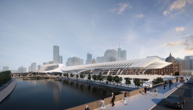 View from Princes Bridge.