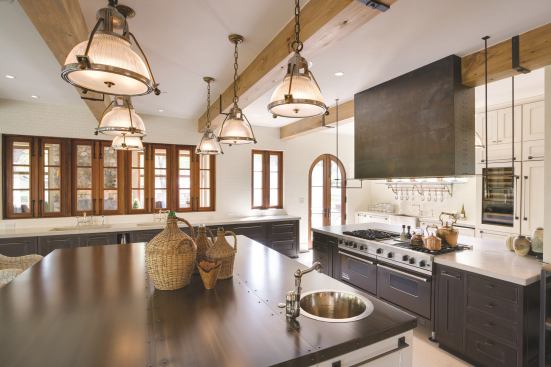 Aged steel hood. Project: Rosedale Kitchen, Bethesda, Md.; Designer/Fabricator: Raw Urth Designs, Bellevue, Colo.