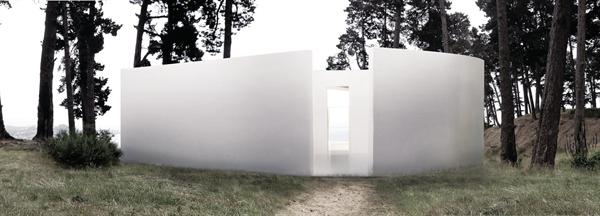 The Chile House is one of 10 projects commissioned by the Chilean government to help rebuild the cultural infrastructure destroyed during the 2010 earthquake. The pavilion?s bucolic setting on a hill overlooking the sea and the city offer a vantage point to not only view the art on display, but also to oversee the progress being made on the revitalization of Penco?s city center.