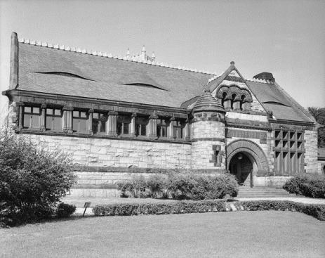 Crane Memorial Library, Quincy, Mass., by H. H. Richardson.
