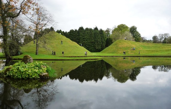 Jencks' Garden of Cosmic Speculation at his Scottish estate