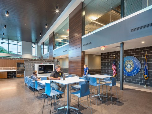 Lawrence Police Headquarters - Kitchen