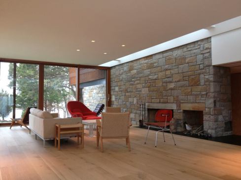 Stonington Residence, a 2013 renovation of a mid-century modern residence in Stonington, Conn.