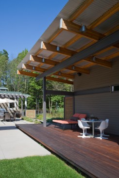 Nicholoas Clark Architects, Ltd., Baskes Pool House, Sawyer, MI