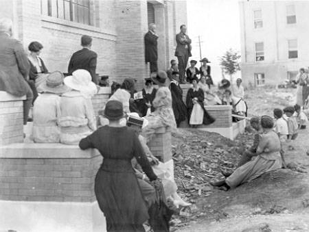 Front steps 1921