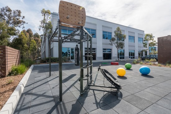 Mission Federal Credit Union Headquarters - Outdoor Fitness Center
