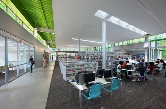 Library interior