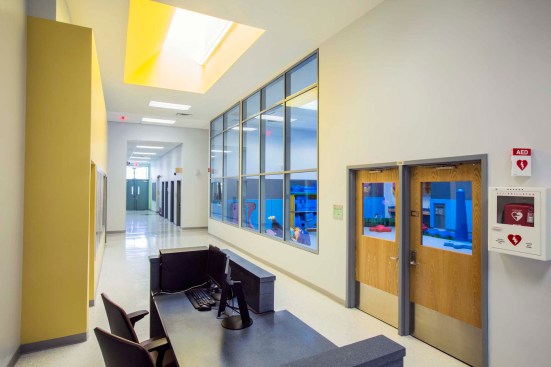 Light-filled Entrance and Lobby, Q381 Pre-K Center, Queens, NY
