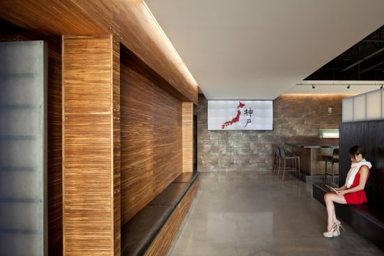 A completed installation at a Kobe Steak House in Omaha, Neb.