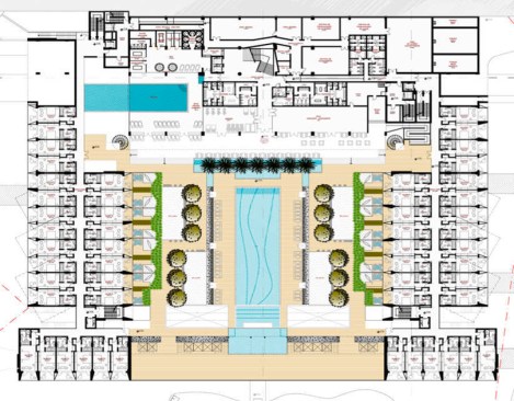 LAYOUT PLAN OF HOTEL