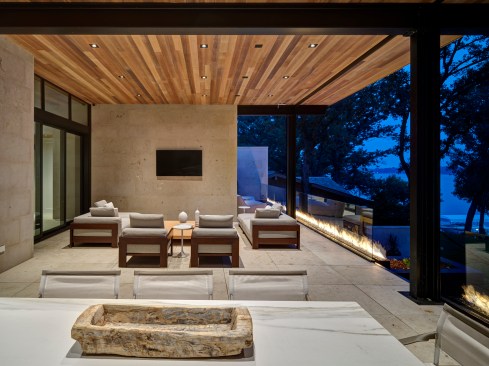 Terrace seating area