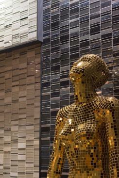 Looking up at the Matex Spain exhibition.