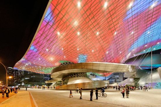 Busan Cinema Center, designed by Coop Himmelb(l)au.