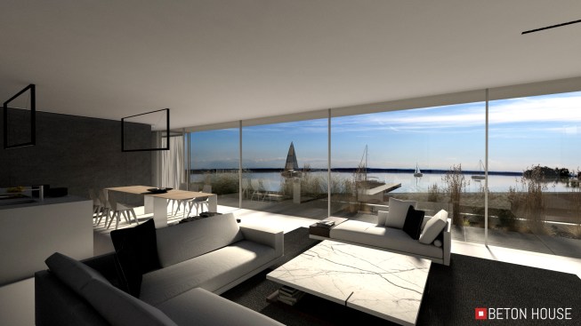 Beautiful modern house located just 100 m. away from the beach,