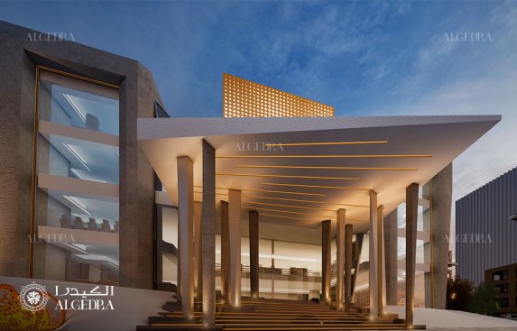 Bank entrance design