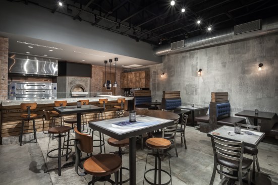 Research and analysis into seating arrangements determined  that a variety of seating is required. Fixed booths, open tables and a combination of the two are evenly distributed throughout the space
