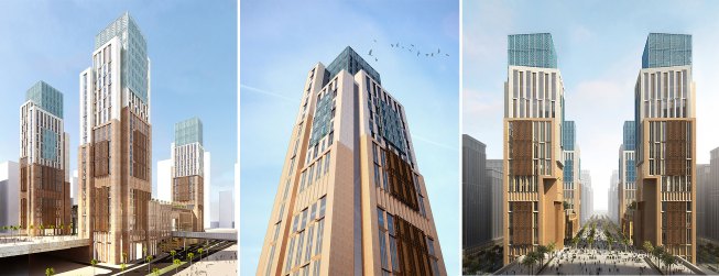 KAAR Gateway Development, Makkah, designed bu Omrania / HOK