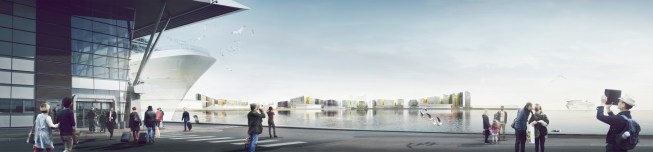 Sea Port Terminal View