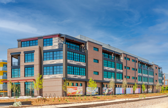 East side of building