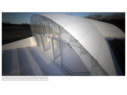 House entry and roof