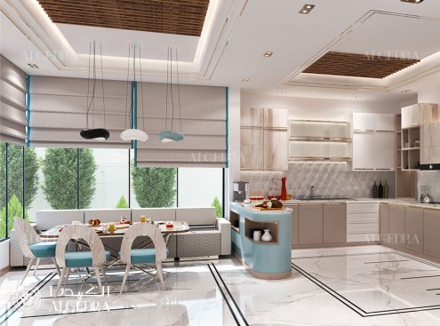Kitchen design in contemporary style