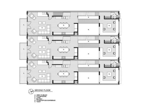 The projects second-floor plans.