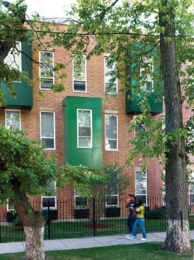 Rosa Parks Apartments, exterior