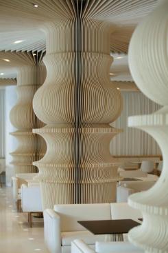 The+layers+of+wood+covering+the+columns+are+affixed+to+an+MDF+core.