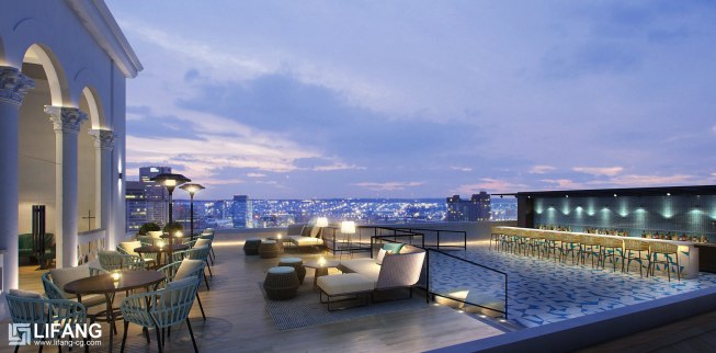 Roof bar rendering