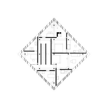 Peter Hedjuk's Diamond House A
