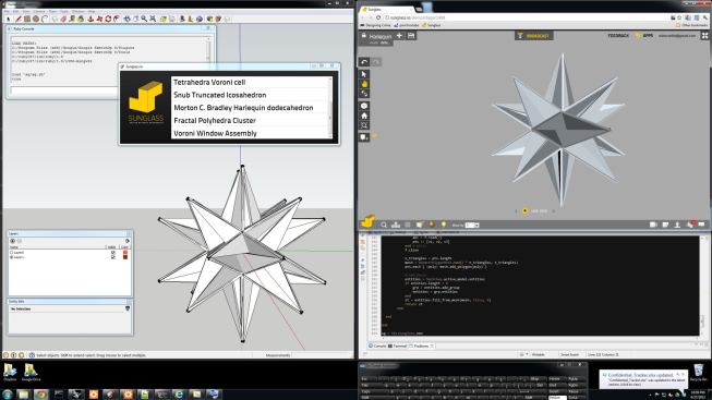 Sunglass allows designers to collaborate on 3D models through a online modeling space. Sunglass is platform agnostic but requires a Web GL-enabled browser, such as Firefox, Google Chrome, and Safari.