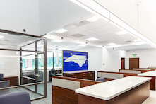 Acousti Engineering Company of Florida's Charlotte office installed approximately 9,800 square feet of Rockfon's products on SECU's Granite Quarry branch office.