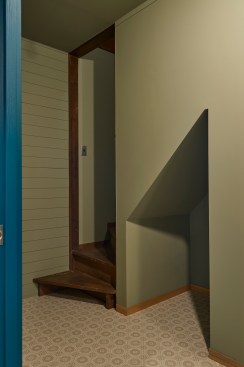 Stairs and storage detail