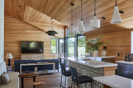 All renovations were kept to the specs of a commercial property, including an up-to-code kitchen and bathrooms, but imbued a sense of familiarity as if it were a home. 