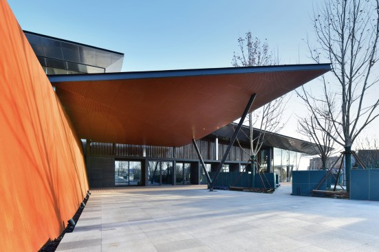 Community Center Entry Canopoy