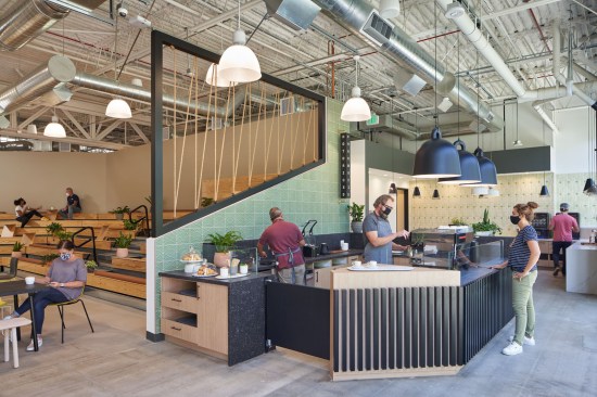 A must for the Saatchi office? A full service coffee bar!