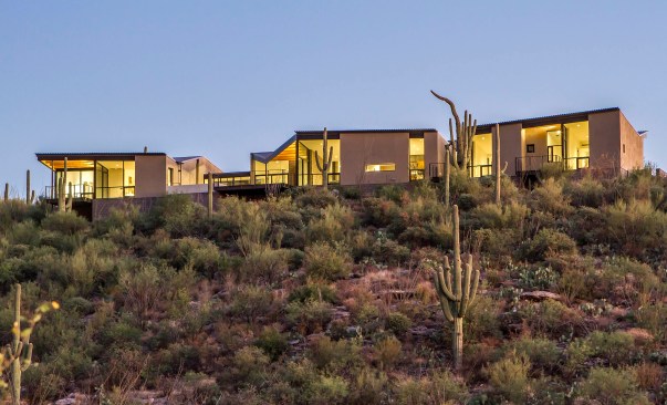 Desert Home Located at the northernmost edge of the Catalina Foothills, the design embraces the dramatic views and topography of its natural setting while limiting solar gain from east and west orientation.