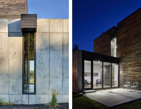 View to the reading space from the exterior