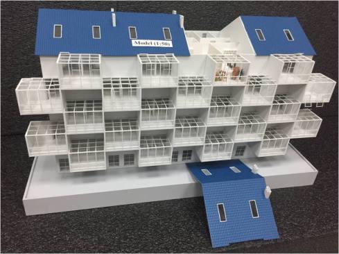 Fig. 2 Model of the Building