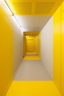 Interior of a social housing apartment