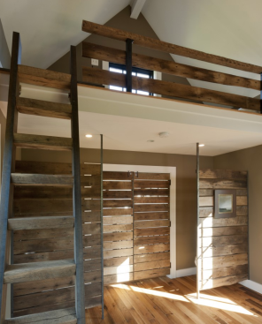Interior, rustic wood 