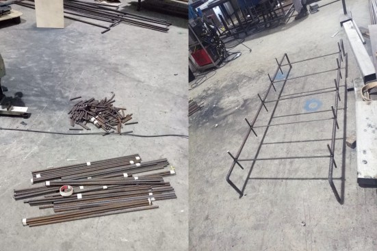 rebar cut offsite