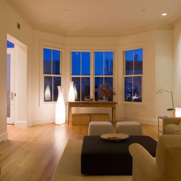 Architect: Alexander Seidel FAIA, San Francisco, CA &nbsp; Antiquated counterweighted single glazed windows were replaced with weathertight, double glazed and coated Marvin clad Ultimate Double Hung, Insert and Fixed windows and French doors, for improved occupant comfort and slashed energy usage.